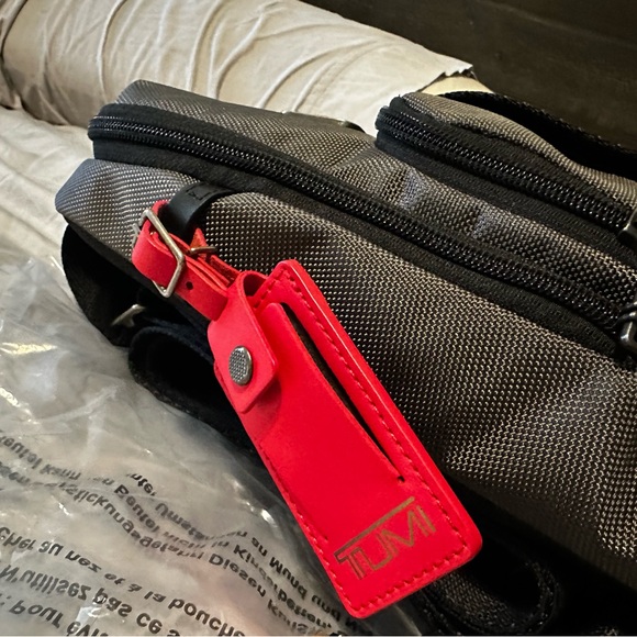 Tumi Fremont Fife in Fiery Red Color accents - Picture 1 of 2